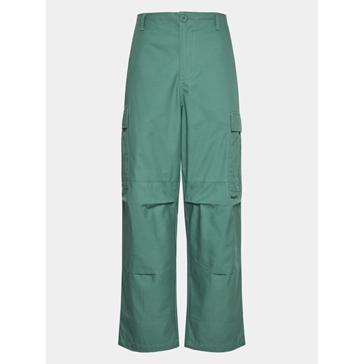 HUF Spodnie materiałowe Utility PT00278 Zielony Relaxed Fit ze sklepu MODIVO w kategorii Spodnie męskie - zdjęcie 182691089