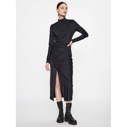 Hugo Sukienka koktajlowa Neuria 50498598 Czarny Slim Fit ze sklepu MODIVO w kategorii Sukienki - zdjęcie 182691146