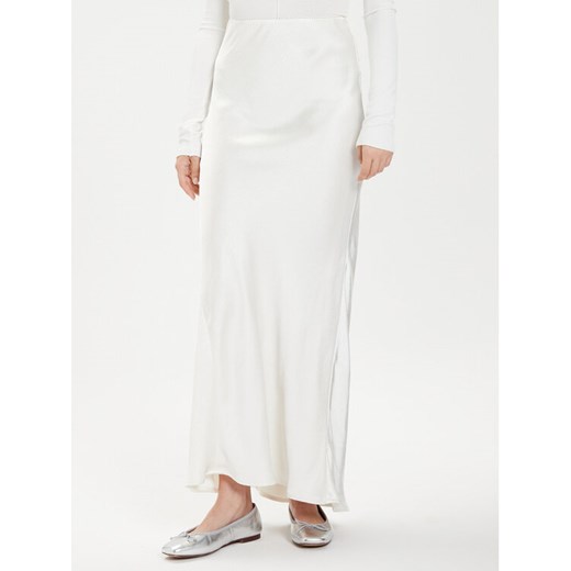 Gina Tricot Spódnica maxi 22969 Biały Regular Fit ze sklepu MODIVO w kategorii Spódnice - zdjęcie 182691156
