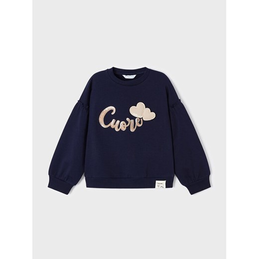Mayoral Bluza 4.404 Granatowy Regular Fit ze sklepu MODIVO w kategorii Bluzy dziewczęce - zdjęcie 182691166