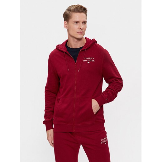 Tommy Hilfiger Bluza UM0UM03133 Czerwony Regular Fit ze sklepu MODIVO w kategorii Bluzy męskie - zdjęcie 182691195