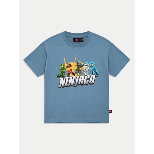 LEGO T-Shirt Ninjago 12011417 Niebieski Regular Fit ze sklepu MODIVO w kategorii T-shirty chłopięce - zdjęcie 182691229