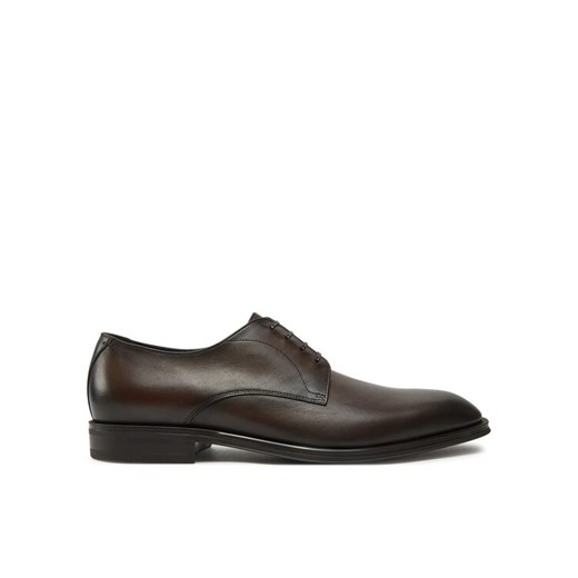 BOSS Półbuty Derby 50536535 Brązowy ze sklepu MODIVO w kategorii Buty eleganckie męskie - zdjęcie 182691318