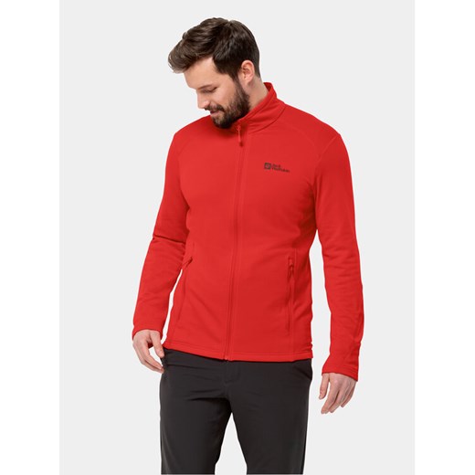 Jack Wolfskin Bluza techniczna Kolbenberg Fz 1710521 Czerwony Regular Fit ze sklepu MODIVO w kategorii Bluzy męskie - zdjęcie 182691329