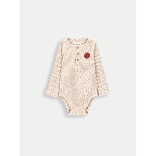Coccodrillo Body dziecięce ZC4112101BBN Beżowy ze sklepu MODIVO w kategorii Body niemowlęce - zdjęcie 182691358