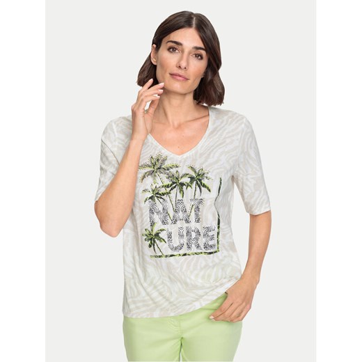 Olsen T-Shirt 11104789 Beżowy Regular Fit Olsen 48 MODIVO