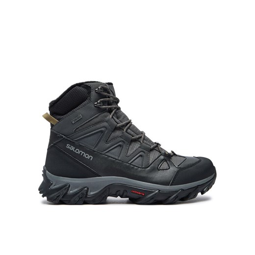 Salomon Trekkingi Breccia 2 Gore-Tex L41255800 Szary ze sklepu MODIVO w kategorii Buty trekkingowe męskie - zdjęcie 182691485