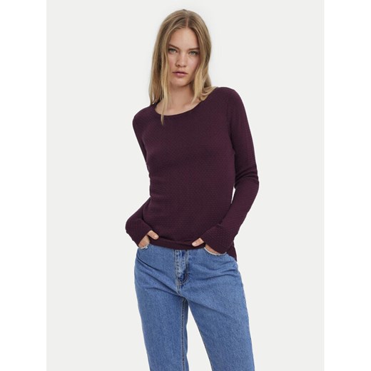Vero Moda Sweter Care 10136644 Fioletowy Regular Fit ze sklepu MODIVO w kategorii Swetry damskie - zdjęcie 182691515
