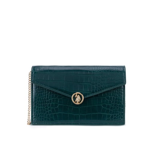 U.S. Polo Assn. Torebka BIUXT8514WVP Zielony ze sklepu MODIVO w kategorii Kopertówki - zdjęcie 182691525