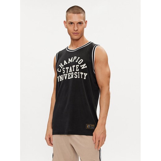 Champion Tank top 220009 Czarny Custom Fit ze sklepu MODIVO w kategorii T-shirty męskie - zdjęcie 182691568