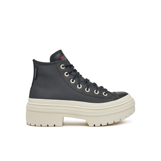 Converse Trampki Chuck Taylor All Star Lugged Heel Platform Waterproof A12328C 001 Czarny ze sklepu MODIVO w kategorii Trampki damskie - zdjęcie 182691597