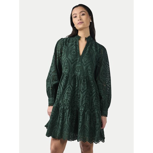 YAS Sukienka codzienna Holi 26027162 Zielony Regular Fit ze sklepu MODIVO w kategorii Sukienki - zdjęcie 182691607