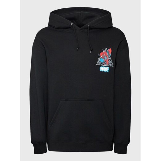 HUF Bluza MARVEL Triangle PF00605 Czarny Regular Fit ze sklepu MODIVO w kategorii Bluzy męskie - zdjęcie 182691646