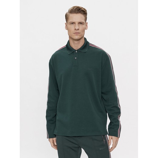 Hugo Polo Dalpeno 50497938 Zielony Regular Fit ze sklepu MODIVO w kategorii T-shirty męskie - zdjęcie 182691698
