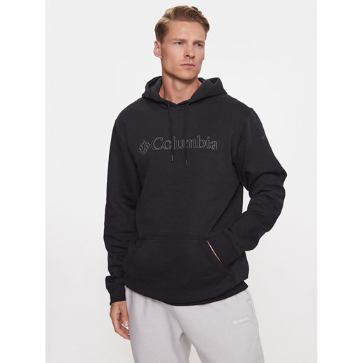 Columbia Bluza CSC Basic Logo™ II Hoodie Czarny Regular Fit ze sklepu MODIVO w kategorii Bluzy męskie - zdjęcie 182691709
