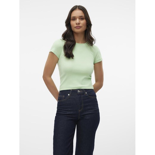 Vero Moda T-Shirt Chloe 10306894 Zielony Tight Fit Vero Moda S MODIVO