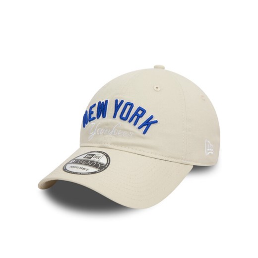 New Era Czapka z daszkiem Mlb Wordmark 920 Nyy 60503495 Beżowy ze sklepu MODIVO w kategorii Czapki z daszkiem męskie - zdjęcie 182691729