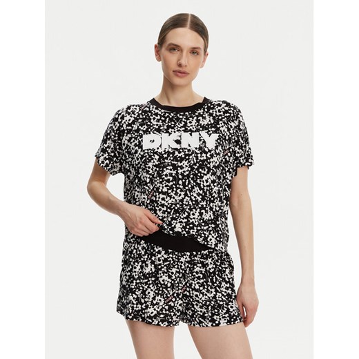 DKNY Piżama YI80044 Czarny Regular Fit ze sklepu MODIVO w kategorii Piżamy damskie - zdjęcie 182691746