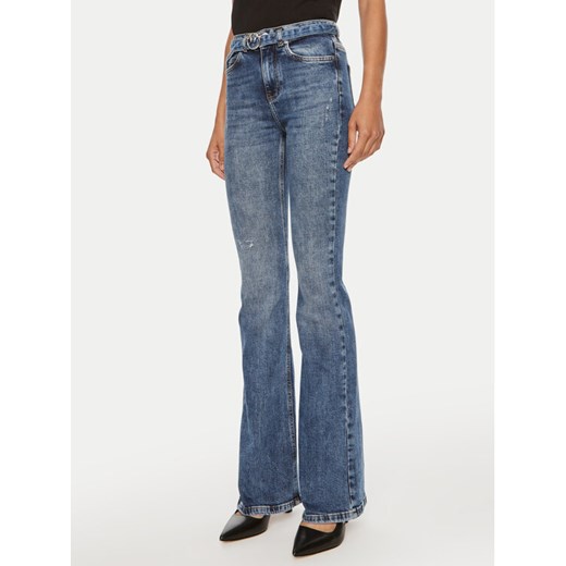 Pinko Jeansy Flora 100166 A22I Granatowy Flare Fit ze sklepu MODIVO w kategorii Jeansy damskie - zdjęcie 182691755