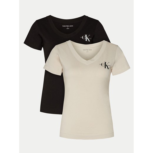 Calvin Klein Jeans Komplet 2 t-shirtów J20J223447 Kolorowy Regular Fit XS MODIVO