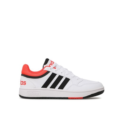 adidas Sneakersy Hoops GZ9673 Biały ze sklepu MODIVO w kategorii Buty sportowe dziecięce - zdjęcie 182691895