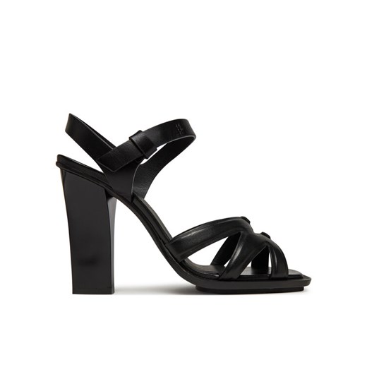 Max Mara Sandały 2514521072600 Czarny ze sklepu MODIVO w kategorii Sandały damskie - zdjęcie 182691899