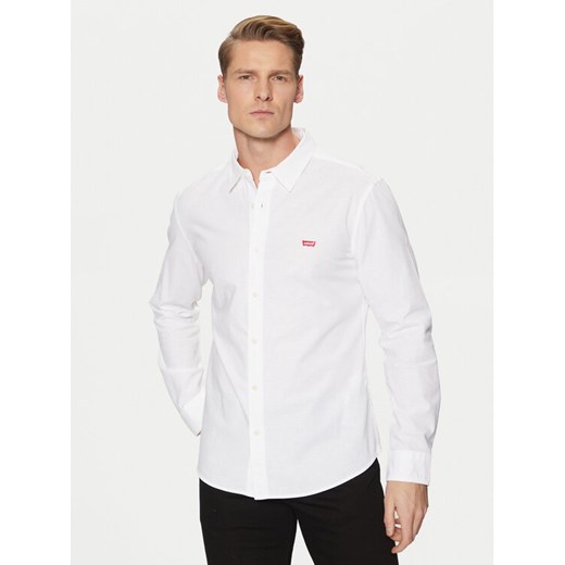 Levi's® Koszula Long Sleeved Shirt 86625-0002 Biały Slim Fit ze sklepu MODIVO w kategorii Koszule męskie - zdjęcie 182691919