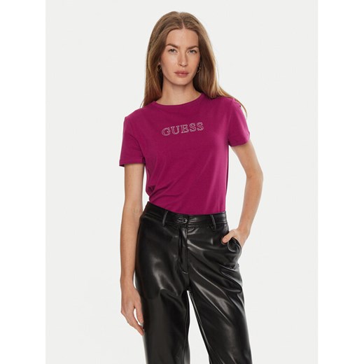 Guess T-Shirt Briana V3BI11 J1314 Różowy Regular Fit Guess XXS MODIVO