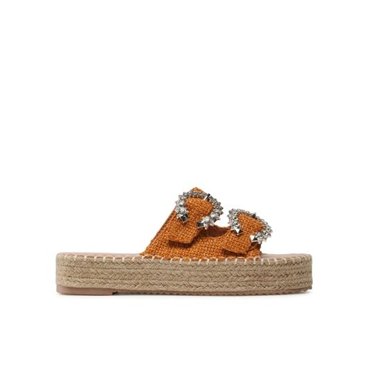 DeeZee Espadryle JSZ5874-6 Brązowy ze sklepu MODIVO w kategorii Klapki damskie - zdjęcie 182691935
