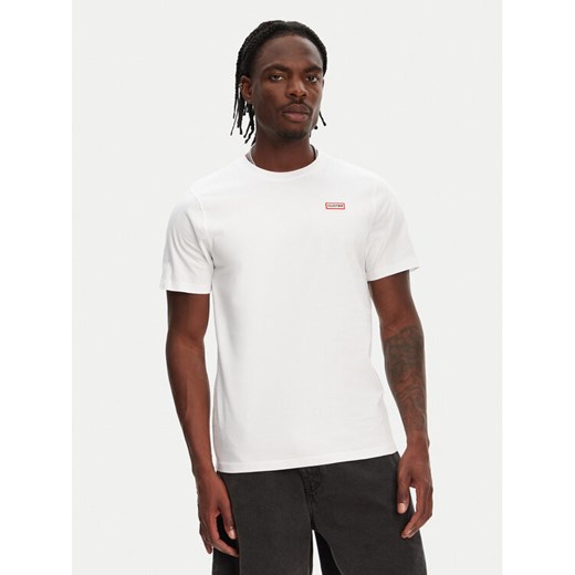 Hunter T-Shirt Raasay Graphic HARM0034251 Biały Regular Fit ze sklepu MODIVO w kategorii T-shirty męskie - zdjęcie 182691938