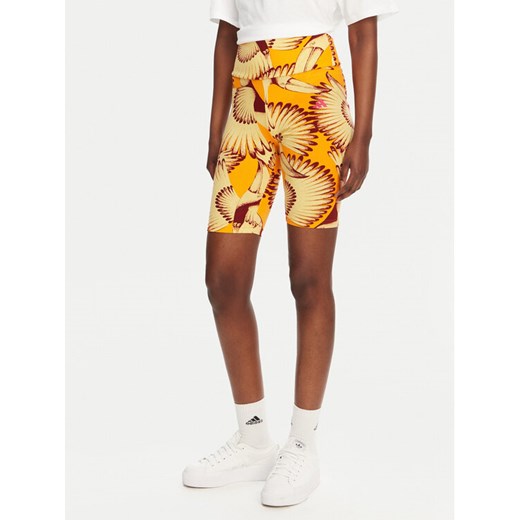 adidas Kolarki FARM JD6287 Żółty Slim Fit ze sklepu MODIVO w kategorii Szorty - zdjęcie 182691948