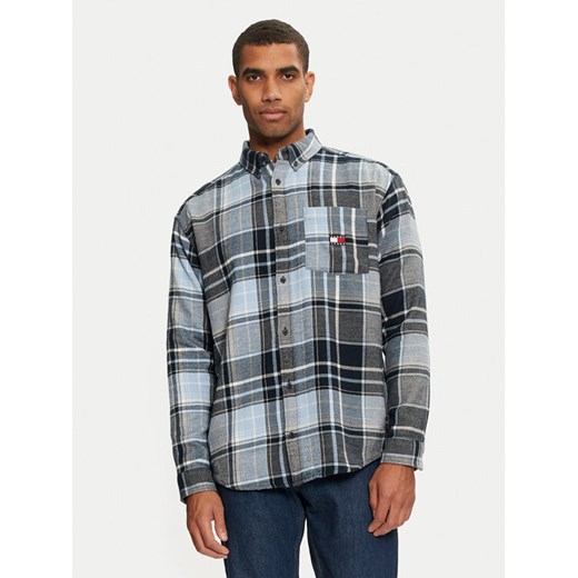 Tommy Jeans Koszula DM0DM20597 Niebieski Regular Fit ze sklepu MODIVO w kategorii Koszule męskie - zdjęcie 182691988