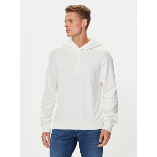 Tommy Hilfiger Bluza MW0MW35515 Biały Regular Fit ze sklepu MODIVO w kategorii Bluzy męskie - zdjęcie 182691999