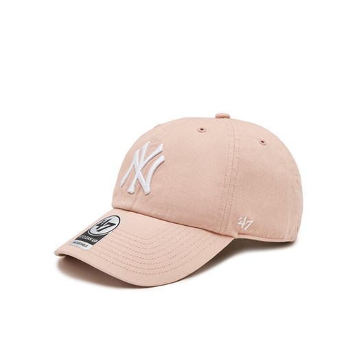 47 Brand Czapka z daszkiem Mlb New York Yankees '47 Clean Up W/ No Loop Label B-NLRGW17GWS-DVA Pomarańczowy ze sklepu MODIVO w kategorii Czapki z daszkiem męskie - zdjęcie 182692026