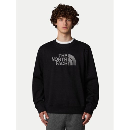 The North Face Bluza Drew Peak NF0A89EK Czarny Regular Fit ze sklepu MODIVO w kategorii Bluzy męskie - zdjęcie 182692149
