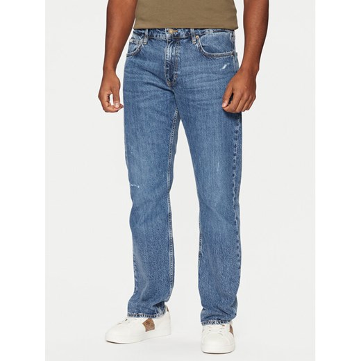 Guess Jeansy M5RA1B D5M52 Niebieski Straight Leg ze sklepu MODIVO w kategorii Jeansy męskie - zdjęcie 182692187