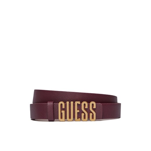 Guess Pasek Damski BW7848 P3425 Bordowy ze sklepu MODIVO w kategorii Paski damskie - zdjęcie 182692215
