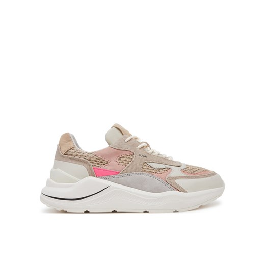 D.A.T.E. Sneakersy Fuga  W421-FG-ET Brązowy ze sklepu MODIVO w kategorii Buty sportowe damskie - zdjęcie 182692318