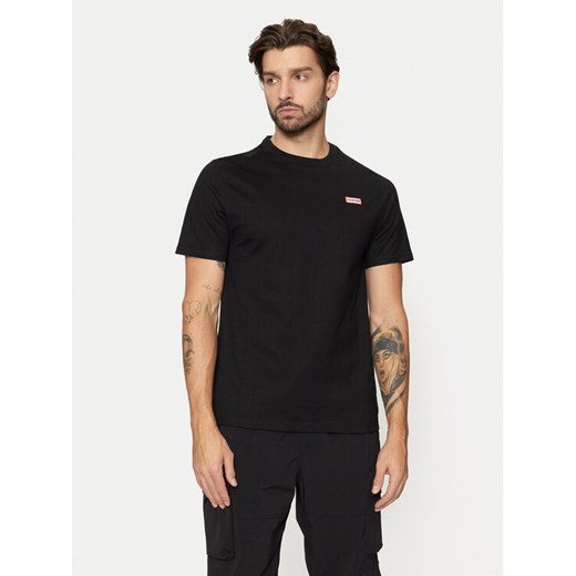 Hunter T-Shirt HARM0039242 Czarny Regular Fit ze sklepu MODIVO w kategorii T-shirty męskie - zdjęcie 182692329