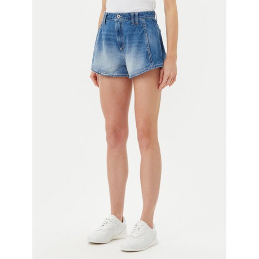 Please Szorty jeansowe D0KDEH0W7S Niebieski Regular Fit ze sklepu MODIVO w kategorii Szorty - zdjęcie 182692345