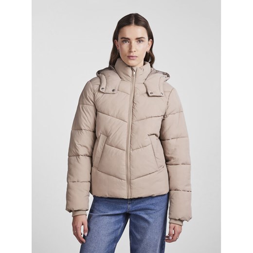Pieces Kurtka przejściowa Jamilla 17126620 Beżowy Regular Fit ze sklepu MODIVO w kategorii Kurtki damskie - zdjęcie 182692368