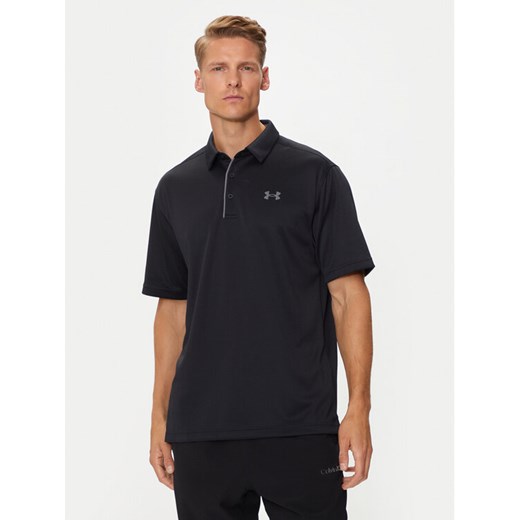 Under Armour Polo UA Tech 1290140 Czarny Loose Fit ze sklepu MODIVO w kategorii T-shirty męskie - zdjęcie 182692449