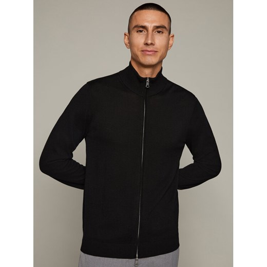 Matinique Kardigan 30204879 Czarny Regular Fit ze sklepu MODIVO w kategorii Swetry męskie - zdjęcie 182692586