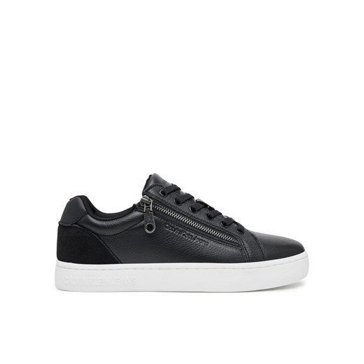 Calvin Klein Jeans Sneakersy Classic Cupsole Zip Low In YM0YM01254 Czarny ze sklepu MODIVO w kategorii Buty sportowe męskie - zdjęcie 182692606