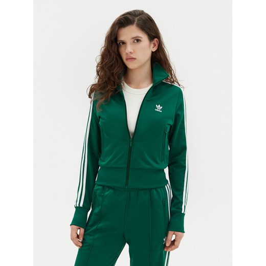 adidas Bluza adicolor Classics Firebird JC8262 Zielony Regular Fit ze sklepu MODIVO w kategorii Bluzy damskie - zdjęcie 182692626