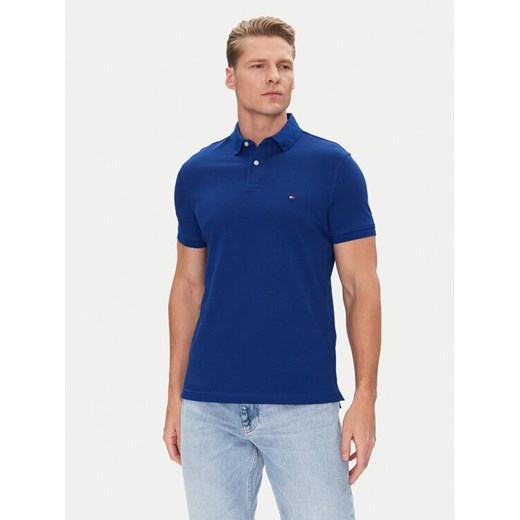Tommy Hilfiger Polo 1985 MW0MW17770 Niebieski Regular Fit ze sklepu MODIVO w kategorii T-shirty męskie - zdjęcie 182692627
