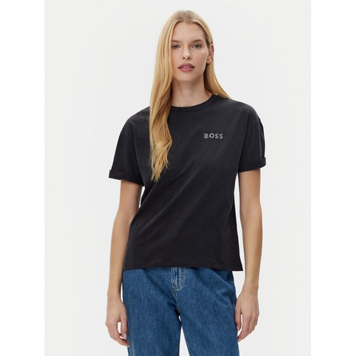 BOSS T-Shirt C_Evi_10 50535106 Czarny Relaxed Fit ze sklepu MODIVO w kategorii Bluzki damskie - zdjęcie 182692667