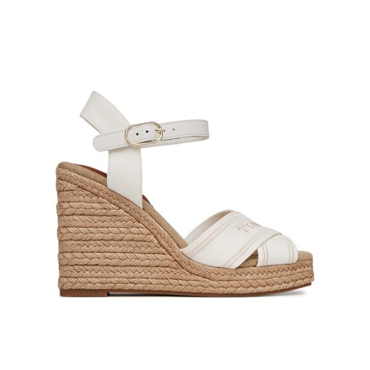Tommy Hilfiger Espadryle Tommy Hilfiger Espad High Wedge FW0FW08668 Écru ze sklepu MODIVO w kategorii Espadryle damskie - zdjęcie 182692677