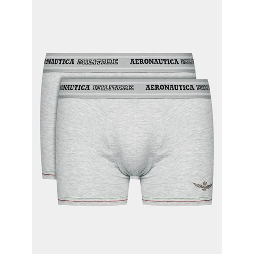 Aeronautica Militare Komplet 2 par bokserek AM1UBX003 Szary ze sklepu MODIVO w kategorii Majtki męskie - zdjęcie 182692697