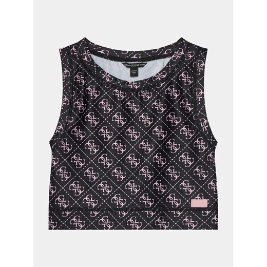 Guess Top J4RI36 MC01P Czarny Slim Fit ze sklepu MODIVO w kategorii Bluzki dziewczęce - zdjęcie 182692699